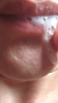 Delicious!! Straight Boy Eats His Own Load.