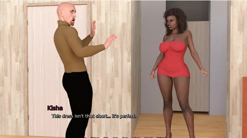 XXX Games Bunk: Laura Lustful Secret - геймплей - ролевая игра - Kisha ублажает священника в ее магазине
