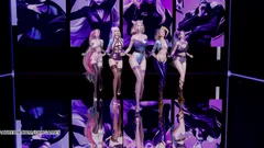 最糟糕的性感脱衣舞ahri akali Evelynn Kaisa Seraphine 3D色情舞蹈