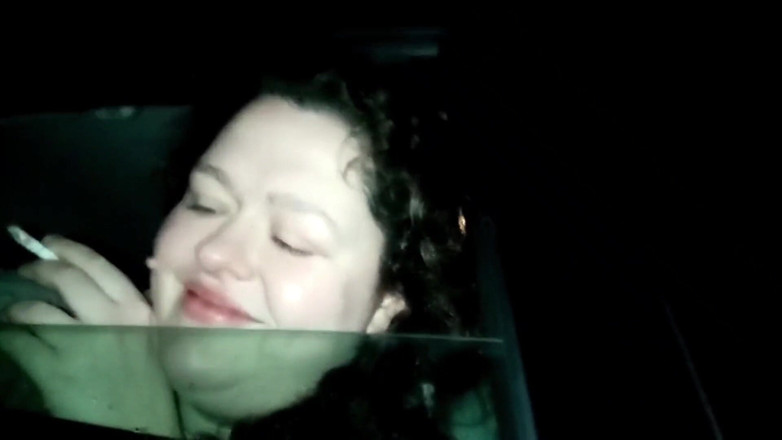 Real homemade BBW BBC porn: Masturbazione a pecorina all'aperto