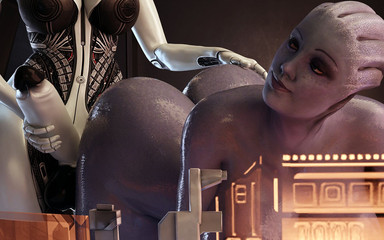 Futa Lord: Piroguh Cute and Sexy Girl Riding on Her Friend's Big...