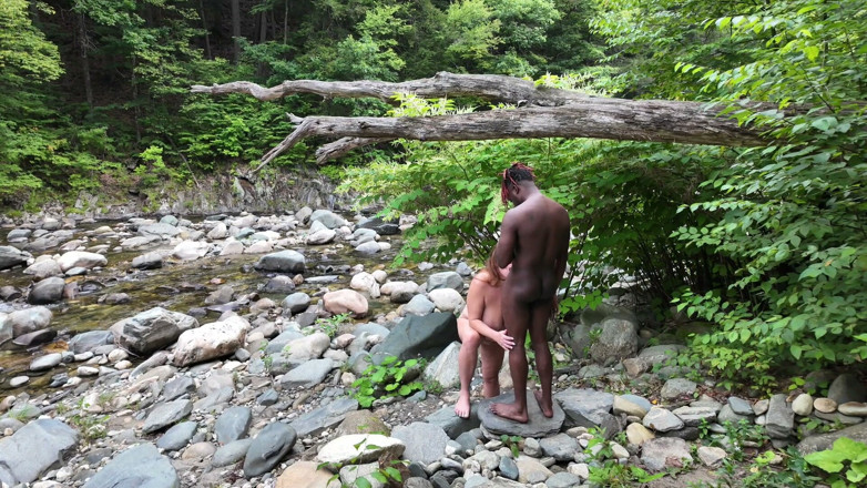 Midknightproductions: Hotwife Takes BBC in the Woods