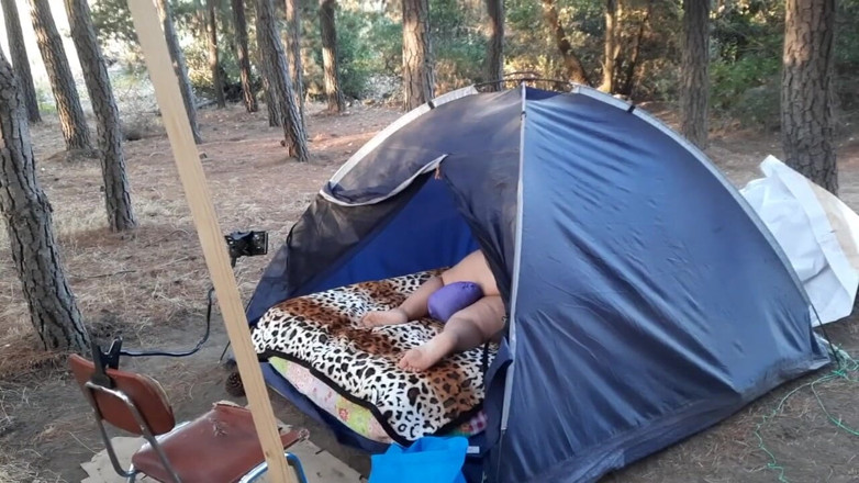 Riderqueen: Outdoor's hairy pussy BBW