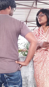 Indian Perfect Figure Lady on Roof top Sex - Outdoor Desi Chudai