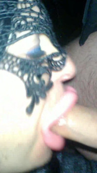 BJ Cum Facial in Public
