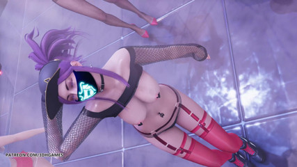 3D-Hentai Games: [MMD] T ara - BunnyStyle nagi taniec Ahri Kaisa Seraphine sexy...