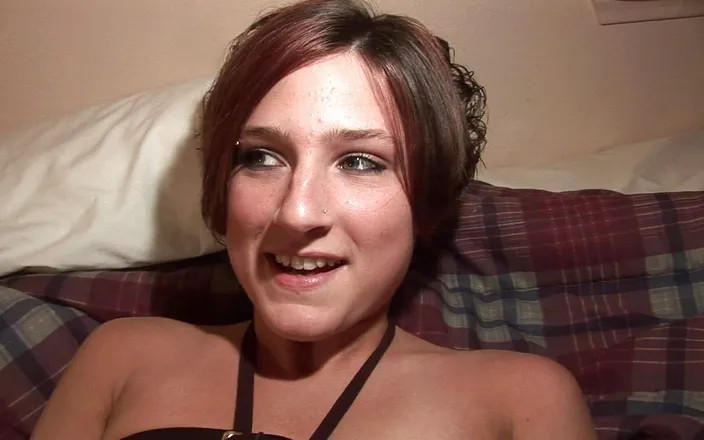 Dream Girls: Brunette fingers pussy after hours