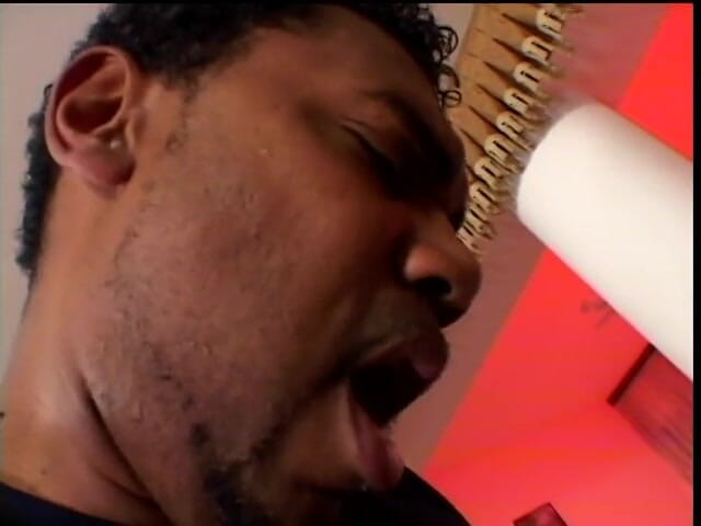 Glorious Double Penetrations: Lovely beauty gets double penetrated by black and white cocks