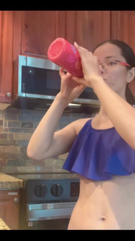 In the kitchen