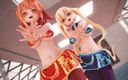 Mmd anime girls: Mmd r-18 anime kızları seksi dans eden klip 304