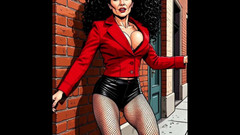 Octopussy Lovers Club: Casting Für Eine 40-jährige Sexy Schlampe. Karikatur. MILF Schwarze Strümpfe