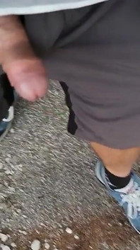 Piss and Cum Outdoor in a Park