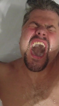 POV Girl Pisses on Tattooed Guy in the Shower