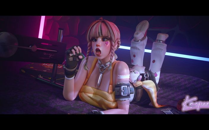 Kaepora NSFW: Mercy si succhia da sola ed si in faccia da...