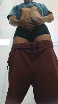Join Me for a Workout and We'll Masturbate in the Bathroom