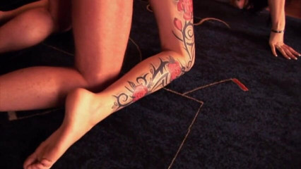 Nikky Thorne's Teen Club: Tattooed slut drilled from the back