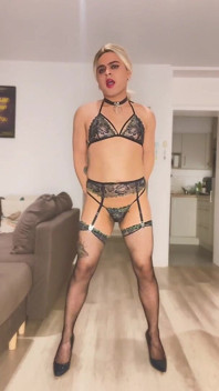Sissy Strut: Modeling My Lingerie & Small Clitty