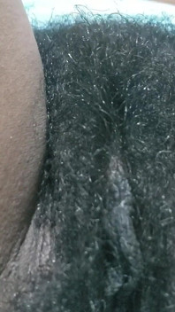 Quente buceta peluda em câmera lenta, foda close-up de esposa negra