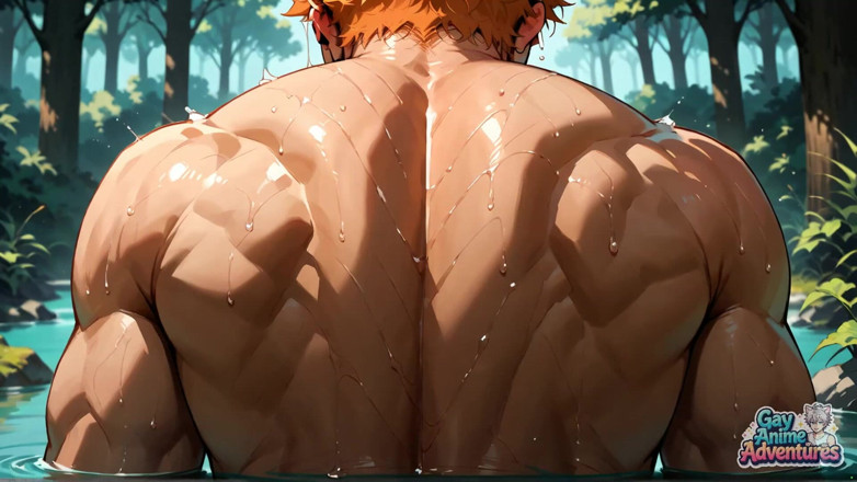 Gay Anime Adventures: Horny Guy's Cum-soaked Butt Ride in the Muscular Forest: the...