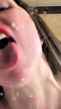 Spit Cum Slut Foot Worship - Stockings & Heels Tease POV
