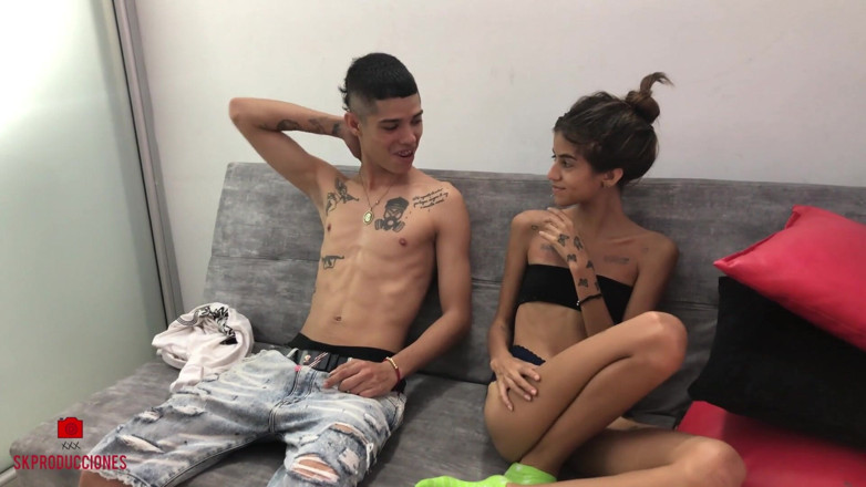 TUflaca_love: Petite Stepsister Suffers From Heat and Her Stepbrother Fucks Her -...