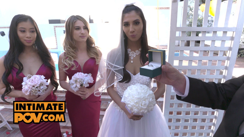 Its POV: Niezapomniana sesja ślubna z trzema laskami Gianną Dior, Kristen Scott i...
