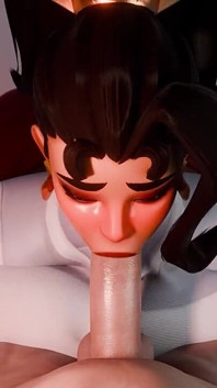 Overwatch Vendetta blowjob selamba animasi 3D Rule34