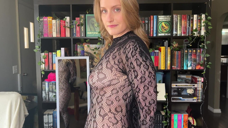 Nerdy Nympho: 4k 透明渔网身体西装