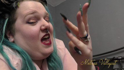 Mxtress Valleycat: Teaching you to worship my fingers