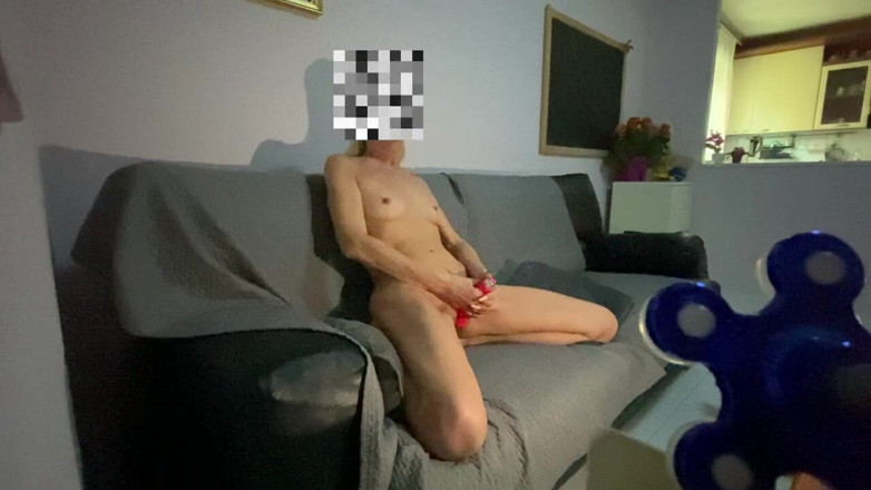 Nofaceblonde: I Masturbate Quietly and Get an Orgasm While I Am...