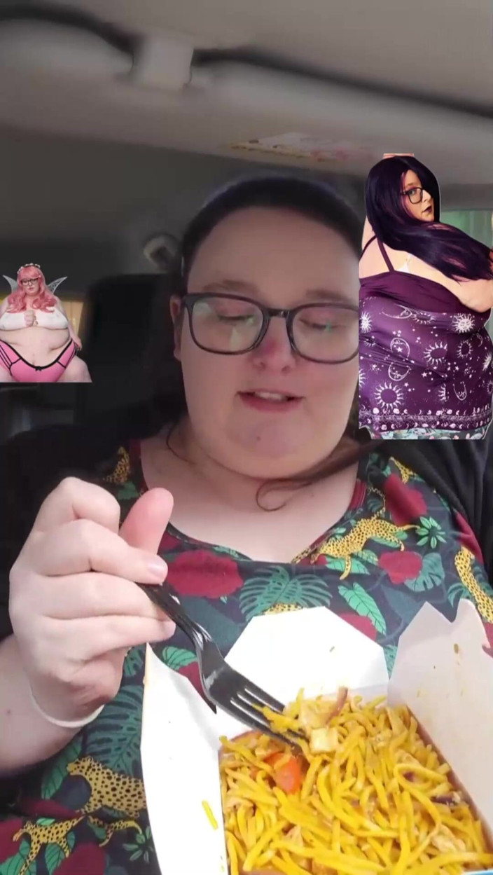 SSBBWLadyBrads: Ssbbw 沉迷于美味的款待