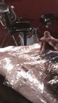Dominant Handjob 30 and tape bondage