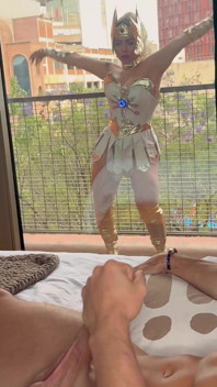 She Was Looking for Her Super Hero Cock