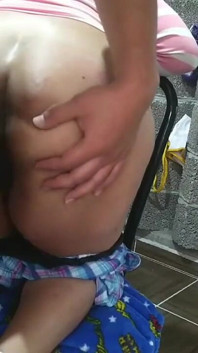 The new neighbour is very slutty and she made me fuck her in her living room, her husband was taking a shower