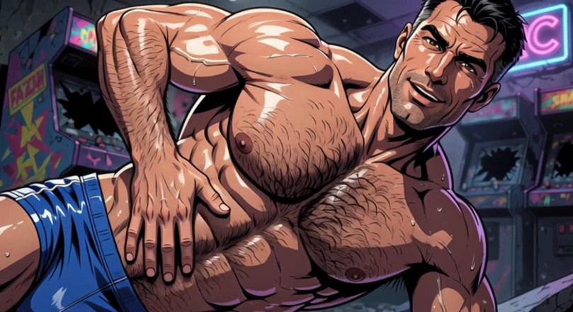 Erotic Man: Hardcore vuile praat en sexy animatie