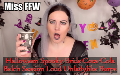 MissFFW: Coca-cola Belch, mariée effrayante d’Halloween, séance, éjacs bruyantes en l’honneur d’une...