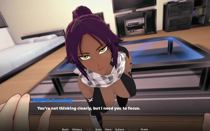 NSFW Gaming: Dream Corruption V.1 Yoruichi - Love Scene (handjob &amp; Facial)