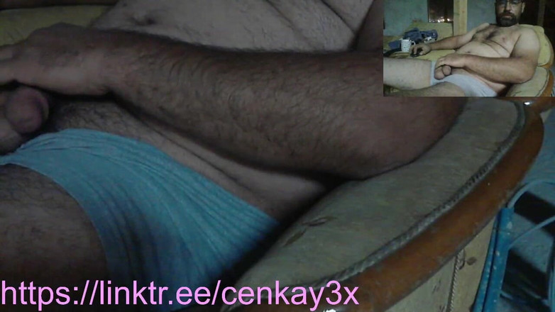 CenkAy: Мужской медведь папочка был удивительным на прямой трансляции