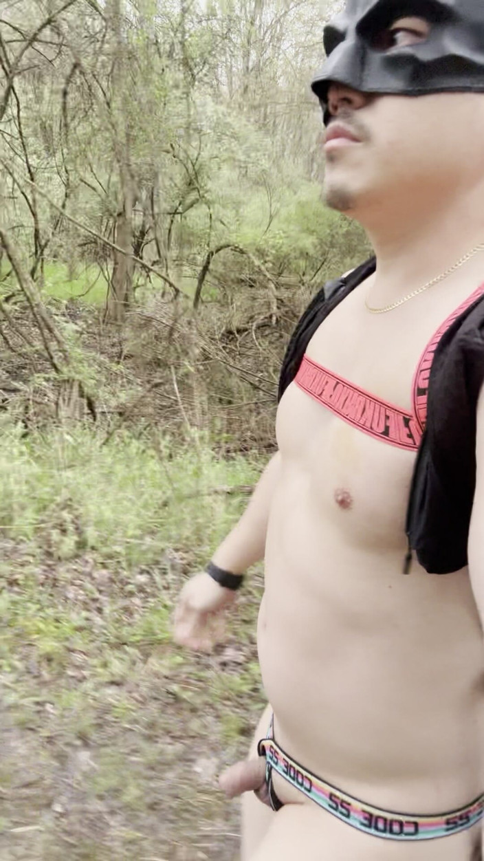 barenakedboy: Jockstrap Park Tease: Muscular Asian Hunk Flexes, Fucks the Grass &amp;...