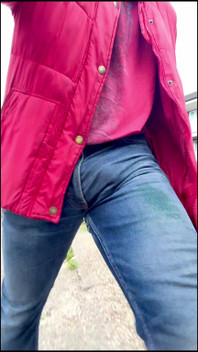 Out Walking Commando and the Monster Inside My Jeans Is Bulging Out