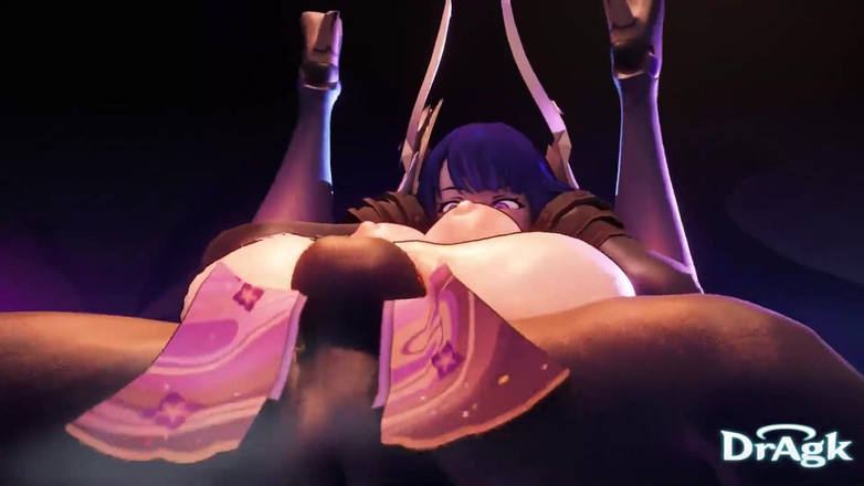 DrAgk: Compilation de Dragk’s Raiden - cosplay animé en 3D, sexe interracial en...