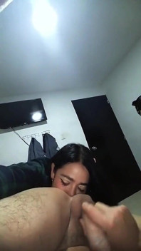 Sucking My Favorite Step-cousin's Anus When He Came Home From Town
