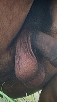 Young Hot Guy Masturbating in Solo in the Jungle.