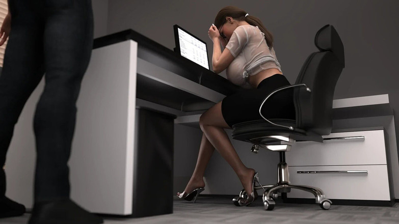 Neorm: ऑफिस लड़के के साथ सौतेली बहन की बातचीत