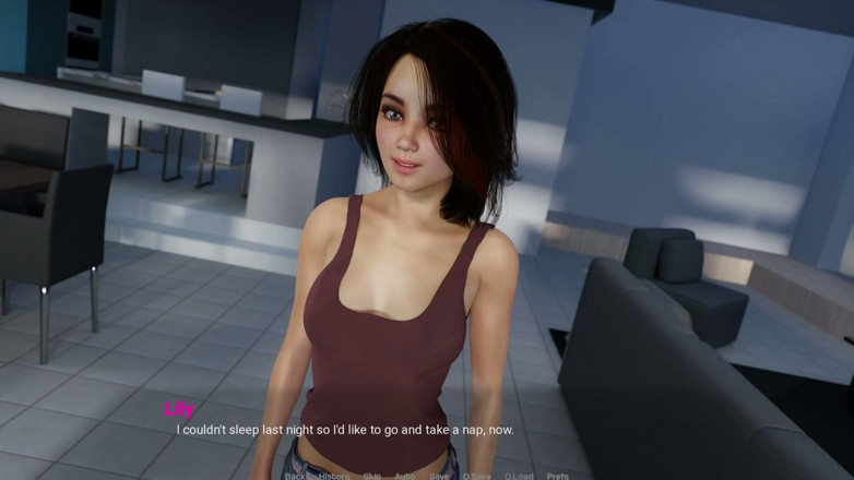 3D Cartoon Porn: Away From Home 43 - Liam and Lily Fuck in the Dressing...