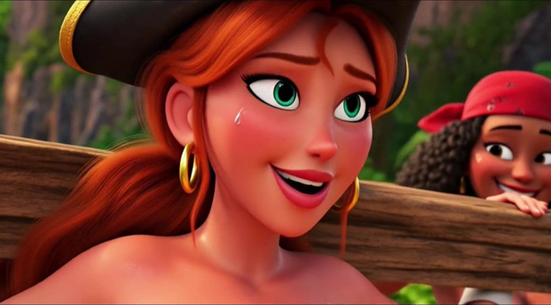 My night collection: Sensual Pirate Adventure: Building the Tropical Hideout. Created by AI