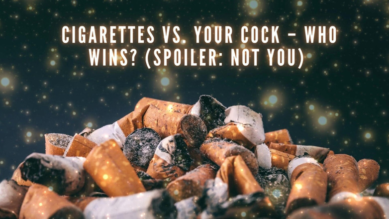 Goddess Misha Goldy: Zigaretten gegen deinen schwanz - wer gewinnt? (Spoiler: Nicht Du)
