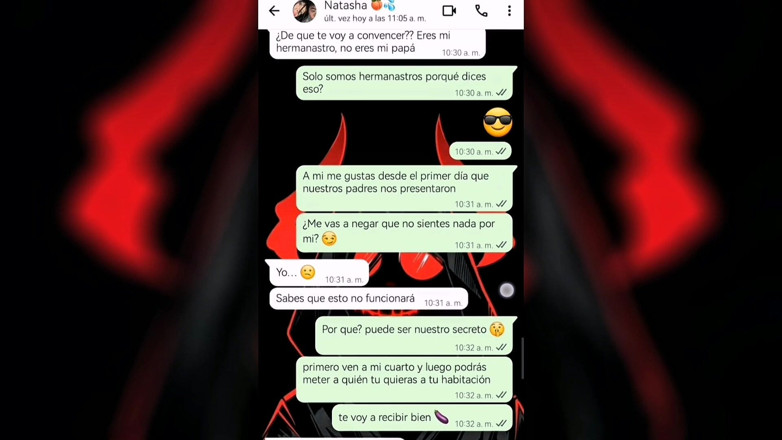 Natasha Caseros: Gorący czat z moją małą przyrodnią siostrą