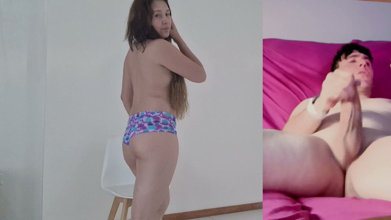 Latinascachondas: Teman wanita kawan saya menunjukkan pepeknya kepada saya.