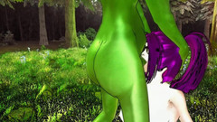 Games looper sex: Kokoro tvrdě šuká od Ogre Goblin Monster- animace